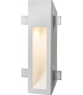 GU10 Recessed Rectangular Plaster Wall Light 230V IP20 35W-1