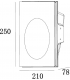 GU10 Recessed Round Plaster Wall Light 230V IP20 35W-2