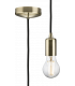 1.8m E27 Contemporary Pendant Set - Antique Brass 230V IP20 80W-1