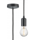 1.8m E27 Contemporary Pendant Set - Anthracite 230V IP20 80W-1
