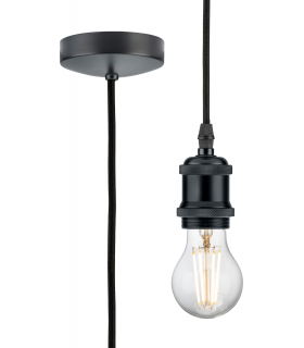 1.8m E27 Vintage Pendant Set - Anthracite 230V IP20 80W-1