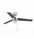 Small Aluminium Ceiling Fan Without Light Black, Grey - 2