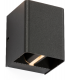 LED Adjustable Up and Down Wall Light Anthracite - 3000K 230V IP65 2 x 6W-1