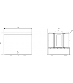 LED Adjustable Up and Down Wall Light Anthracite - 3000K 230V IP65 2 x 6W-2