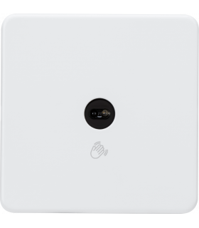 1G 1-way Touchless Switch - Matt White 230V IP20-1