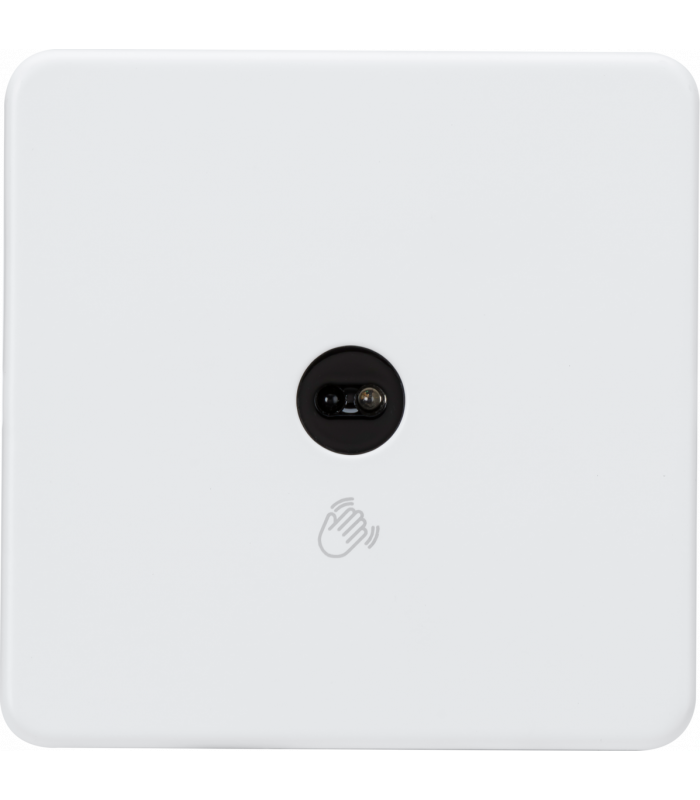 1G 1-way Touchless Switch - Matt White 230V IP20-1