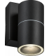 GU10 Fixed Single Wall Light with Photocell Sensor - Black 230V IP54 20W-1