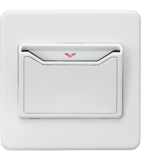 32A 1G Key Card Switch - matt white 230V IP20-1