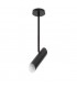 1 Light Semi Flush Ceiling Light Black, GU10 - 1