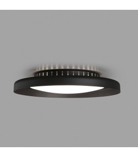 LED Flush Ceiling Light Black - 2