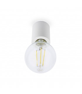 1 Light Indoor Candle Wall / Ceiling Light White, E27 - 2
