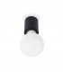 1 Light Indoor Candle Wall / Ceiling Light Black, E27 - 2