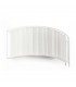 2 Light Indoor Wall Light White with Shade, E27 - 1