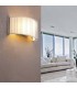 2 Light Indoor Wall Light White with Shade, E27 - 2