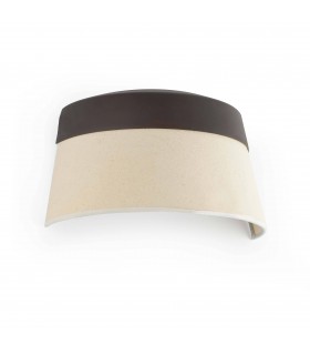 2 Light Indoor Wall Light Brown, Beige, E14 - 1