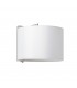 1 Light Indoor Wall Light Chrome with White Shade, E27 - 1