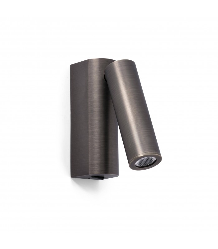 LED Indoor Wall Reading Light Bronze - 1