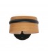 LED Indoor Wall Lamp Black, Wood - 1