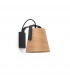 1 Light Indoor Wall Lamp Black, Wood, E27 - 2