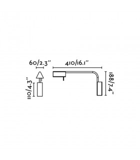 LED Indoor Wall Lamp Chrome - 2