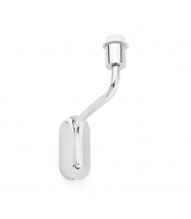 1 Light Indoor Wall Light Chrome - Shade Not Included, E27 - 1