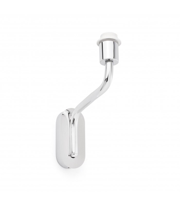 1 Light Indoor Wall Light Chrome - Shade Not Included, E27 - 1