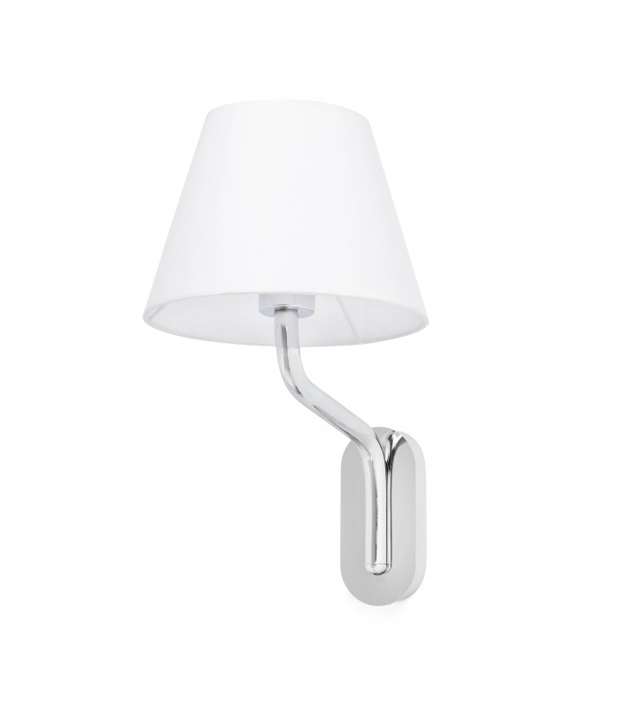 1 Light Indoor Wall Light Chrome - Shade Not Included, E27 - 2