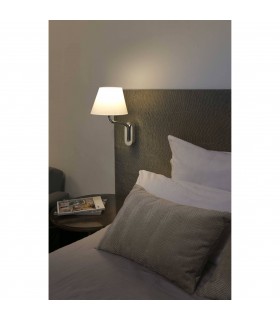 1 Light Indoor Wall Reading Light Chrome  - Shade Not Included, E27 - 2