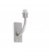 1 Light Indoor Wall Light Satin Nickel - Shade Not Included, E27 - 1