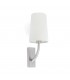 1 Light Indoor Wall Light Satin Nickel - Shade Not Included, E27 - 2