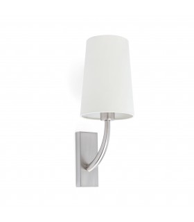 1 Light Indoor Wall Light Satin Nickel - Shade Not Included, E27 - 2