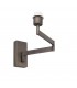 1 Light Indoor Adjustable Wall Lamp Bronze  - Shade Not Included, E27 - 1