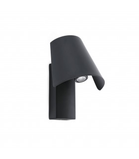 LED Indoor Adjustable Wall Lamp Black - 2