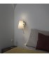 1 Light Indoor Wall Light Chrome, White with Reading Lamp, E27 - 2