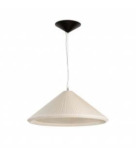 3 Light Small Dome Ceiling Pendant Ivory, E27 - 1