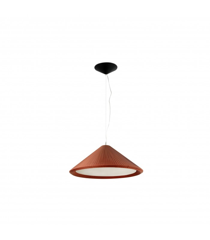 3 Light Small Dome Ceiling Pendant Burgundy, E27 - 1