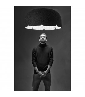 LED Dome Ceiling Pendant Light Dark Grey, Light Grey - 2