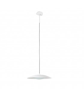 LED 1 Light Wall / Dome Ceiling Pendant White - 1