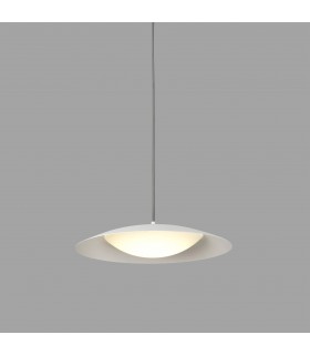 LED 1 Light Wall / Dome Ceiling Pendant White - 2