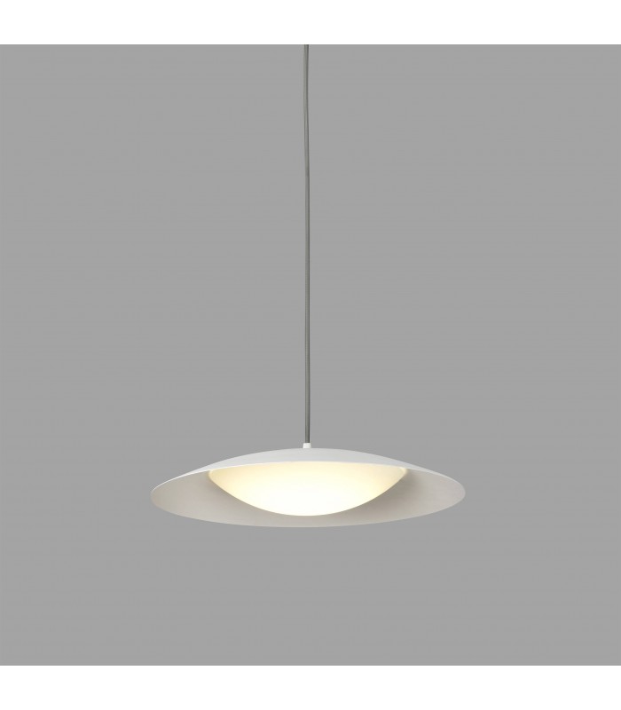 LED 1 Light Wall / Dome Ceiling Pendant White - 2