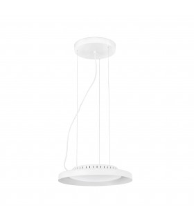 LED Round Ceiling Pendant Light White - 1