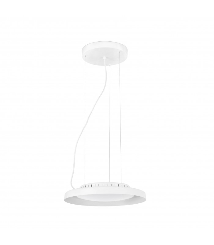 LED Round Ceiling Pendant Light White - 1