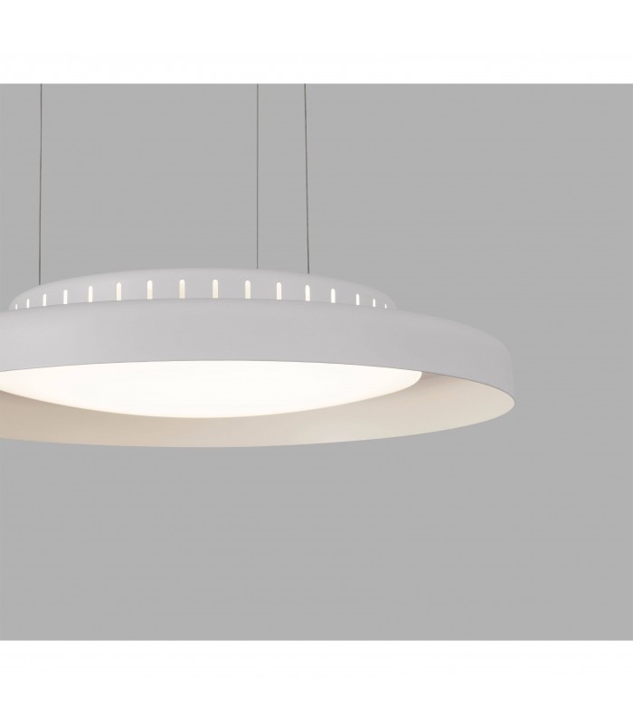 LED Round Ceiling Pendant Light White - 2