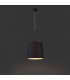 1 Light Ceiling Pendant Black with Shade, E27 - 2