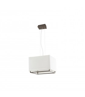 3 Light Ceiling Pendant Bar Brown, Beige, E27 - 1