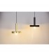 1 Light Dome Ceiling Pendant Black, Gold, E27 - 2