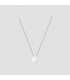 1 Light Ceiling Pendant White, Wood, E27 - 1