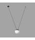 1 Light Ceiling Pendant Wood, Dark Grey, E27 - 2