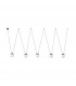 5 Light Ceiling Pendant Wood, Dark Grey, E27 - 1