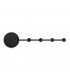 HAN LED Black wall lamp coat rack-1